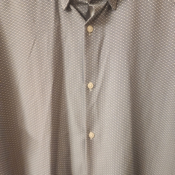 Perry Ellis Motion Slim Fit Geometric Button Down Shirt Mens XXL - Picture 2 of 8